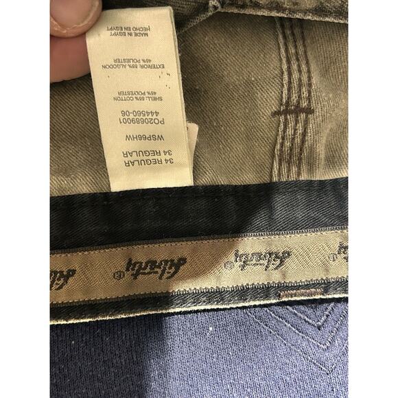 Liberty Camo Pants Men's 34 Regular Cargo Realtree Hardwoods 32 Inseam Hunting - Picture 3 of 6